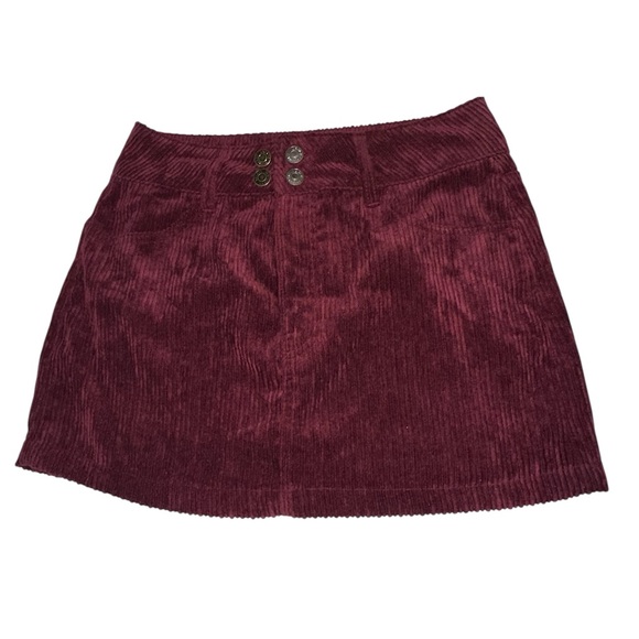 Forever 21 Dresses & Skirts - Forever 21 Corduroy Mini Skirt in Wine